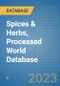 Spices & Herbs, Processed World Database - Product Image