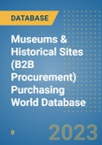 Museums & Historical Sites (B2B Procurement) Purchasing World Database- Product Image