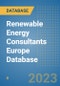 Renewable Energy Consultants Europe Database - Product Image