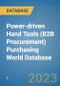 Power-driven Hand Tools (B2B Procurement) Purchasing World Database - Product Image