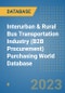 Interurban & Rural Bus Transportation Industry (B2B Procurement) Purchasing World Database - Product Image
