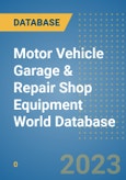 Motor Vehicle Garage & Repair Shop Equipment World Database- Product Image