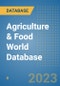Agriculture & Food World Database - Product Image