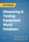 Measuring & Testing Equipment World Database - Product Image