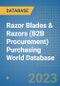 Razor Blades & Razors (B2B Procurement) Purchasing World Database - Product Image