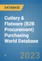 Cutlery & Flatware (B2B Procurement) Purchasing World Database - Product Image