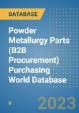 Powder Metallurgy Parts (B2B Procurement) Purchasing World Database- Product Image