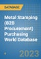 Metal Stamping (B2B Procurement) Purchasing World Database - Product Image