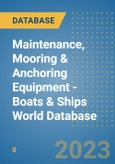 Maintenance, Mooring & Anchoring Equipment - Boats & Ships World Database- Product Image