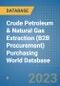 Crude Petroleum & Natural Gas Extraction (B2B Procurement) Purchasing World Database - Product Image