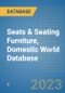 Seats & Seating Furniture, Domestic World Database - Product Image