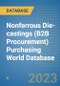 Nonferrous Die-castings (B2B Procurement) Purchasing World Database - Product Image