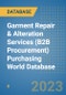 Garment Repair & Alteration Services (B2B Procurement) Purchasing World Database - Product Image