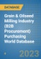 Grain & Oilseed Milling Industry (B2B Procurement) Purchasing World Database - Product Image