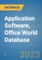 Application Software, Office World Database - Product Image
