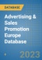 Advertising & Sales Promotion Europe Database - Product Image