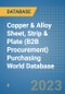 Copper & Alloy Sheet, Strip & Plate (B2B Procurement) Purchasing World Database - Product Image