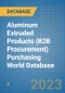 Aluminum Extruded Products (B2B Procurement) Purchasing World Database - Product Image