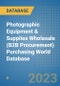 Photographic Equipment & Supplies Wholesale (B2B Procurement) Purchasing World Database - Product Image