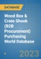 Wood Box & Crate Shook (B2B Procurement) Purchasing World Database - Product Image
