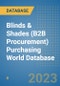 Blinds & Shades (B2B Procurement) Purchasing World Database - Product Image