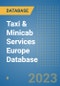 Taxi & Minicab Services Europe Database - Product Image