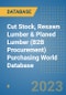 Cut Stock, Resawn Lumber & Planed Lumber (B2B Procurement) Purchasing World Database - Product Image