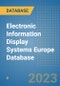 Electronic Information Display Systems Europe Database - Product Image