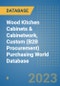 Wood Kitchen Cabinets & Cabinetwork, Custom (B2B Procurement) Purchasing World Database - Product Image