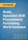 Boats, Specialist (B2B Procurement) Purchasing World Database- Product Image