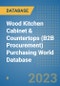 Wood Kitchen Cabinet & Countertops (B2B Procurement) Purchasing World Database - Product Image