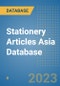 Stationery Articles Asia Database - Product Image