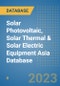 Solar Photovoltaic, Solar Thermal & Solar Electric Equipment Asia Database - Product Image