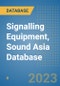 Signalling Equipment, Sound Asia Database - Product Image