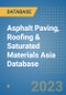 Asphalt Paving, Roofing & Saturated Materials Asia Database - Product Image