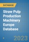 Straw Pulp Production Machinery Europe Database - Product Image