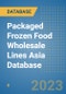 Packaged Frozen Food Wholesale Lines Asia Database - Product Image
