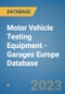 Motor Vehicle Testing Equipment - Garages Europe Database - Product Thumbnail Image