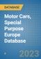 Motor Cars, Special Purpose Europe Database - Product Image