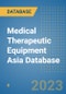 Medical Therapeutic Equipment Asia Database - Product Image