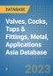 Valves, Cocks, Taps & Fittings, Metal, Applications Asia Database - Product Image