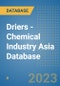 Driers - Chemical Industry Asia Database - Product Image