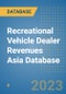 Recreational Vehicle Dealer Revenues Asia Database - Product Image