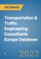 Transportation & Traffic Engineering Consultants Europe Database - Product Thumbnail Image