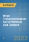 Wired Telecommunications Carrier Revenues Asia Database - Product Image