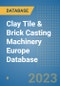 Clay Tile & Brick Casting Machinery Europe Database - Product Image