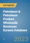 Petroleum & Petroleum Product Wholesale Revenues Eurasia Database - Product Image