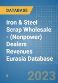 Iron & Steel Scrap Wholesale - (Nonpower) Dealers Revenues Eurasia Database- Product Image