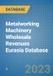 Metalworking Machinery Wholesale Revenues Eurasia Database - Product Image