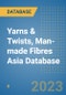 Yarns & Twists, Man-made Fibres Asia Database - Product Image